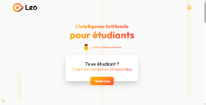 capture d'écran de l'outil leo ia